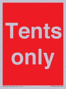 Tents only